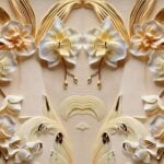 KACPER 3D Wallpaper for wall Premium quality 3D PVC Coated Washable Wallpaper