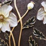 KACPER 3D FLOWER Wallpaper for wall Premium quality 3D PVC Coated Washable Wallpaper