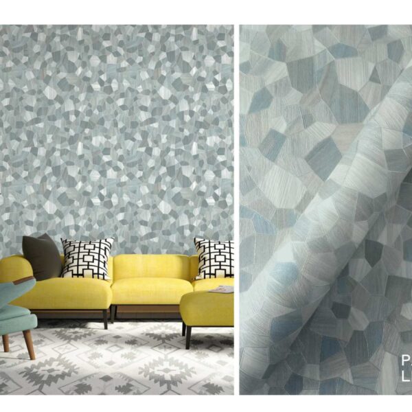 LOOKS Luxurious Wallcovering Wallpaper For Wall Living Room PVC Coated Washable Wallpaper Bedroom Wallpaper Kacper Wallpaper Taxture Sky blue wallpaper PATTERN NO - RD000559