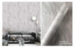 LOOKS Luxurious Wallcovering Wallpaper For Wall Living Room PVC Coated Washable Wallpaper Bedroom Wallpaper Kacper Wallpaper 3D Gray Wallpaper PATTERN NO -RD000506