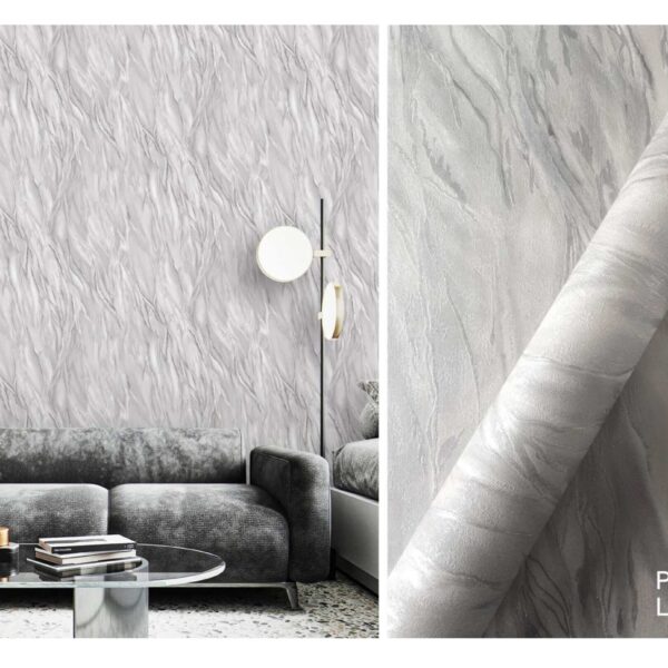 LOOKS Luxurious Wallcovering Wallpaper For Wall Living Room PVC Coated Washable Wallpaper Bedroom Wallpaper Kacper Wallpaper 3D Gray Wallpaper PATTERN NO -RD000506
