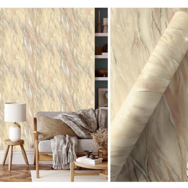 LOOKS Luxurious Wallcovering Wallpaper For Wall Living Room PVC Coated Washable Wallpaper Bedroom Wallpaper Kacper Wallpaper 3D Goldern Wallpaper PATTERN NO- RD000507