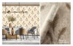 LOOKS Luxurious Wallcovering Wallpaper For Wall Living Room PVC Coated Washable Wallpaper Bedroom Wallpaper Kacper Wallpaper Peacock Goldern Wallpaper PATTERN NO-RD000501