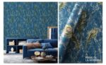 LOOKS Luxurious Wallcovering Wallpaper For Wall Living Room PVC Coated Washable Wallpaper Bedroom Wallpaper Kacper Wallpaper Peacock Dark Blur WallpaperPATTERN NO- RW000504