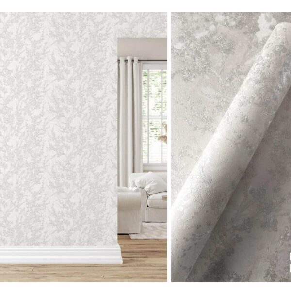LOOKS Luxurious Wallcovering Wallpaper For Wall Living Room PVC Coated Washable Wallpaper Bedroom Wallpaper Kacper Wallpaper Floral Cream wallpaper PATTERN NO - RD000511