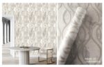 LOOKS Luxurious Wallcovering Wallpaper For Wall Living Room PVC Coated Washable Wallpaper Bedroom Wallpaper Kacper Wallpaper 3D Cream Wallpaper PAPPERN NO- RD000516
