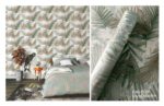 LOOKS Luxurious Wallcovering Wallpaper For Wall Living Room PVC Coated Washable Wallpaper Bedroom Wallpaper Kacper Wallpaper Leaf Green Wallpaper PATTERN NO- RD000519