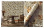 LOOKS Luxurious Wallcovering Wallpaper For Wall Living Room PVC Coated Washable Wallpaper Bedroom Wallpaper Kacper Wallpaper 3D goldern Leaf  Wallpaper PATTERN NO - RD000569