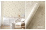LOOKS Luxurious Wallcovering Wallpaper For Wall Living Room PVC Coated Washable Wallpaper Bedroom Wallpaper Kacper Wallpaper 3D Taxture Cream colour  Wallpaper PATTERN NO - RD000541