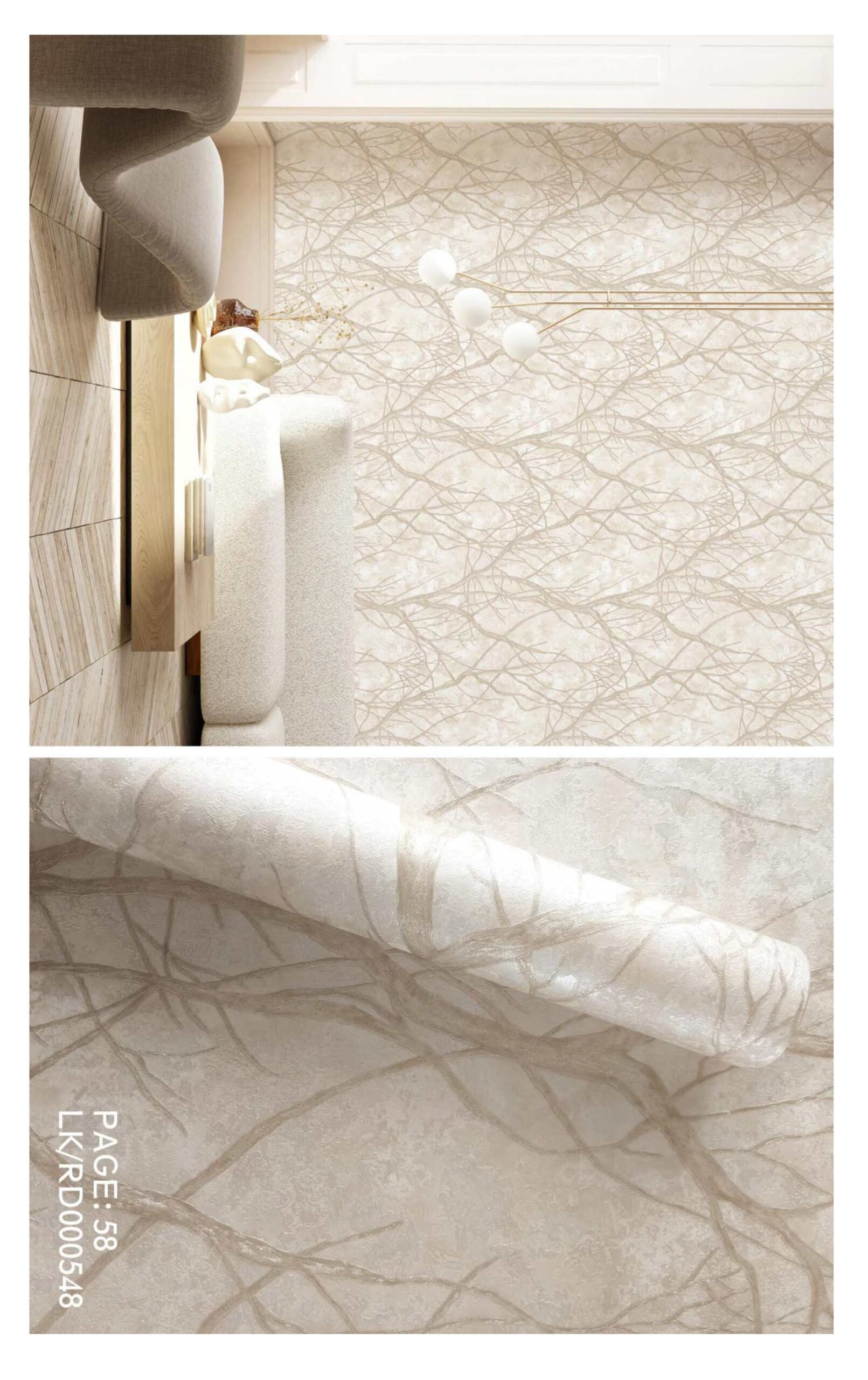 LOOKS luxurious wallpaper_page-0061 LOOKS Luxurious Wallcovering Wallpaper For Wall Living Room PVC Coated Washable Wallpaper Bedroom Wallpaper Kacper Wallpaper 3D Texture Goldern colour Wallpaper PATTERN NO - RD000548 - Image 1