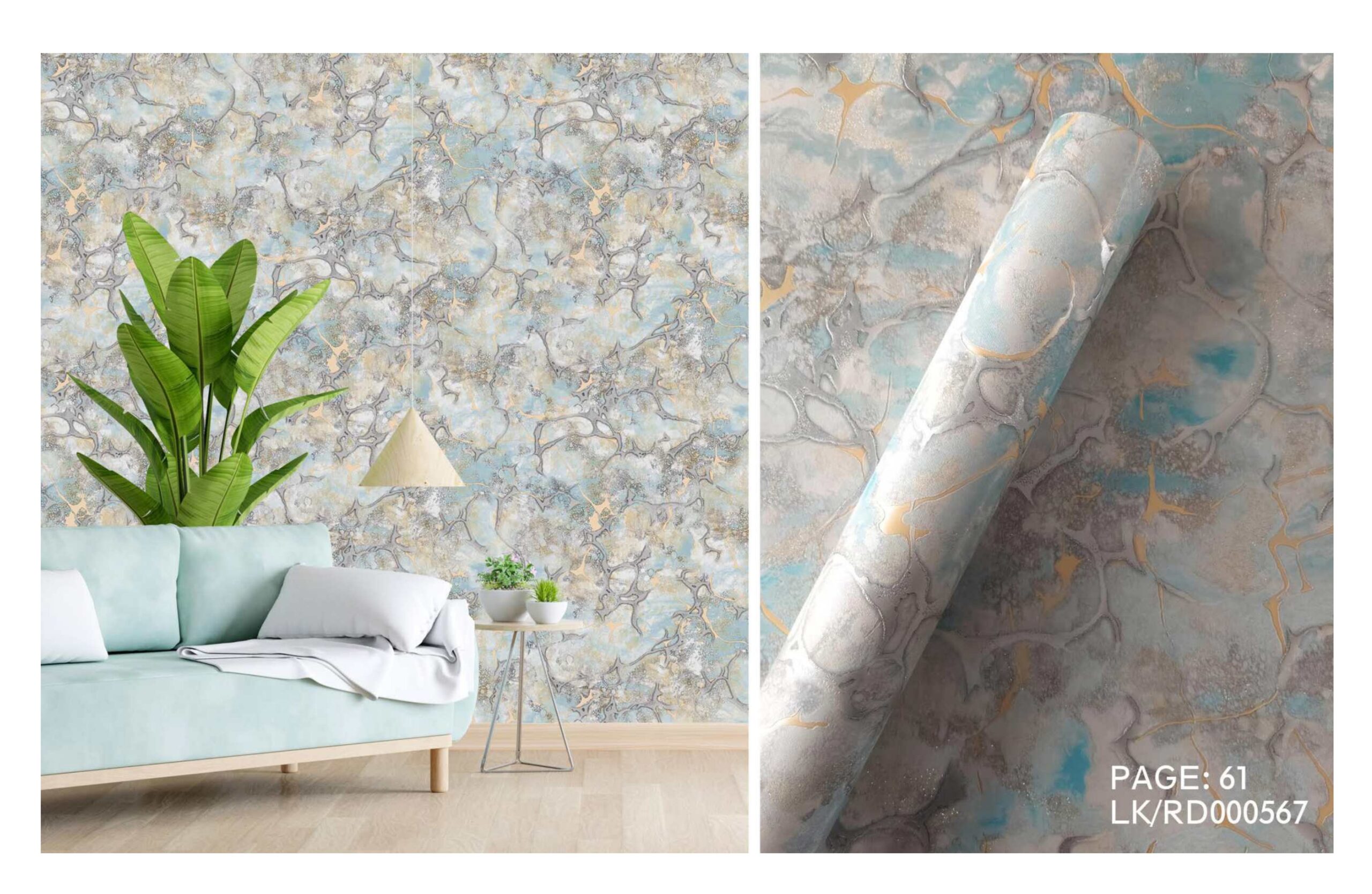 LOOKS luxurious wallpaper_page-0064 LOOKS Luxurious Wallcovering Wallpaper For Wall Living Room PVC Coated Washable Wallpaper Bedroom Wallpaper Kacper Wallpaper 3D Texture Grey colour Wallpaper PATTERN NO - RD000567 - Image 1