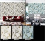 Miraz Wallpaper For Wall 3D- Wallpaper  Living Room Bed Room Wallpaper Geometrical  Design Cream  Colour Wallpaper Roll Size 53cmx950cm=55square Ft In 1roll Under 749 Per Roll Pattern No-BA2020 - Image 3
