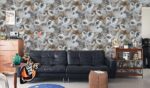 Miraz Wallpaper For Wall 3d- Wallpaper  Living Room Bed Room Wallpaper Floral Design Multi Colour Wallpaper Roll Size 53cmx950cm=55square Ft In 1roll Under 749 Per Roll Pattern No-BA2007