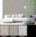 Miraz Wallpaper For Wall 3D- Wallpaper  Living Room Bed Room Wallpaper Floral  Design Pink Colour Wallpaper Roll Size 53cmx950cm=55square Ft In 1roll Under 749 Per Roll Pattern No-BA2025 - Image 3