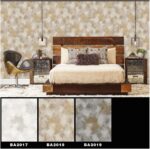 Miraz Wallpaper For Wall 3D- Wallpaper  Living Room Bed Room Wallpaper Floral Damask  Dark Goldern Colour Wallpaper Roll Size 53cmx950cm=55square Ft In 1roll Under 749 Per Roll Pattern No-BA2017 - Image 3