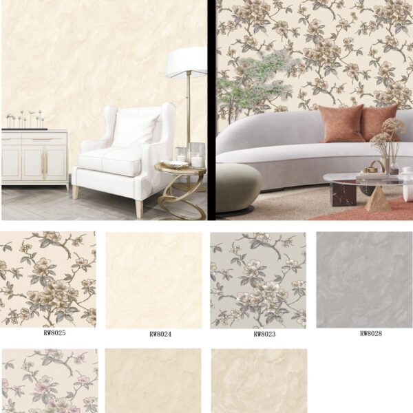 Radiance Wallpaper For Wall Living Room PVC Washable Wallpaper Bedroom Wallpaper Kacper Wallpaper Floral Goldern Wallpaper Pattern no-RW8025