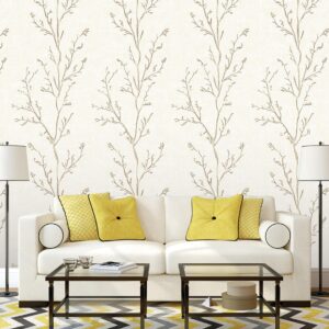 Radiance Wallpaper For Wall Living Room PVC Washable Wallpaper Bedroom Wallpaper Kacper Wallpaper Goldern 3D Taxture Wallpaper Pattern no- RW8032