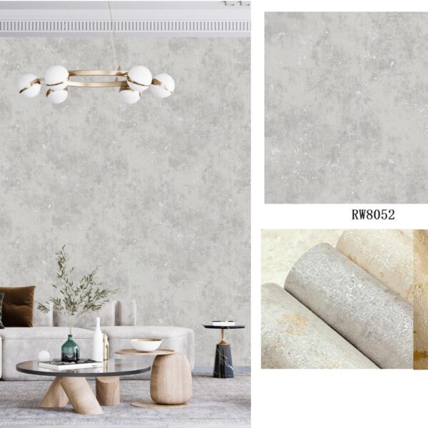 Radiance Wallpaper For Wall Living Room PVC Washable Wallpaper Bedroom Wallpaper Kacper Wallpaper Grey Plane Texture Wallpaper PATTERN NO-RW8052