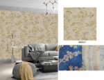 Radiance Wallpaper For Wall Living Room PVC Washable Wallpaper Bedroom Wallpaper Kacper Wallpaper Floral Goldern Wallpaper PATTERN NO-RW8057
