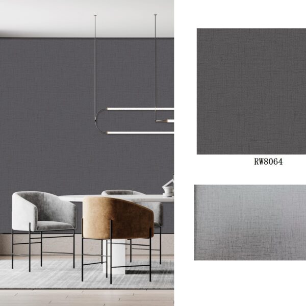 Radiance Wallpaper For Wall Living Room PVC Washable Wallpaper Bedroom Wallpaper Kacper Wallpaper Grey Plane Wallpaper PATTERN NO-RW8064