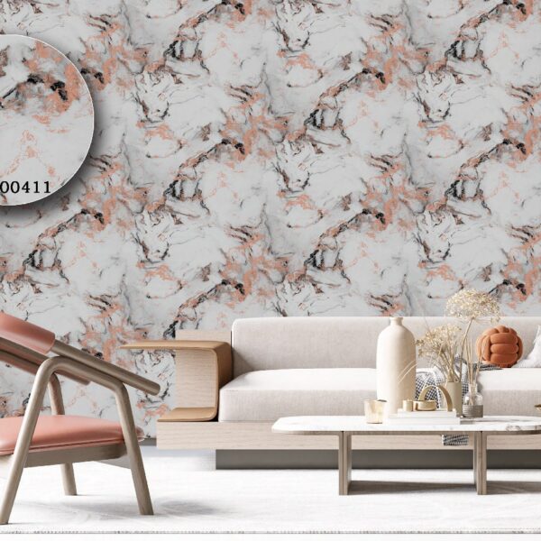Silk premium Wallpaper For Wall Living Room PVC Coated Washable Wallpaper Bedroom Wallpaper Kacper Wallpaper Marble Stone Grey Wallpaper PATTERN NO - SL000411