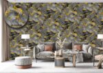 Silk premium Wallpaper For Wall Living Room PVC Coated Washable Wallpaper Bedroom Wallpaper Kacper Wallpaper Marble Stone Grey  Wallpaper PATTERN NO - SL000442