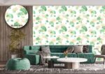 Silk premium Wallpaper For Wall Living Room PVC Coated Washable Wallpaper Bedroom Wallpaper Kacper Wallpaper Floral Goldern Wallpaper PATTERN NO - SL000404