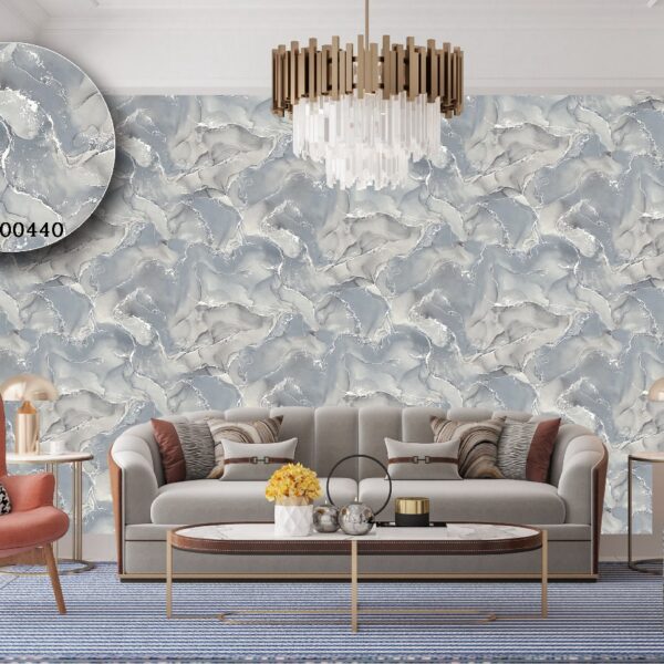 Silk premium Wallpaper For Wall Living Room PVC Coated Washable Wallpaper Bedroom Wallpaper Kacper Wallpaper Grey Marble Wallpaper PATTERN NO - SL000440