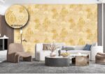 Silk premium Wallpaper For Wall Living Room PVC Coated Washable Wallpaper Bedroom Wallpaper Kacper Wallpaper Damask Goldern Wallpaper PATTERN NO - SL000433