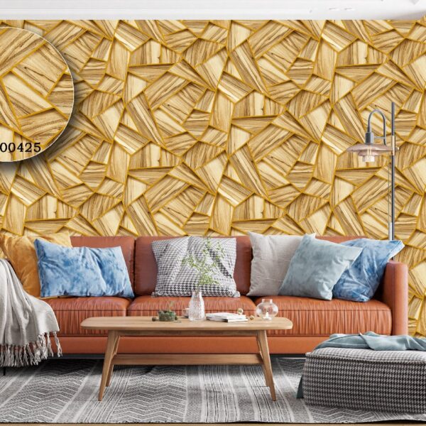 Silk premium Wallpaper For Wall Living Room PVC Coated Washable Wallpaper Bedroom Wallpaper Kacper Wallpaper Marble Stone Goldern Wallpaper PATTERN NO - SL000425