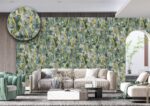 Silk premium Wallpaper For Wall Living Room PVC Coated Washable Wallpaper Bedroom Wallpaper Kacper Wallpaper 3D Green wallpaper PATTERN NO - SL000423