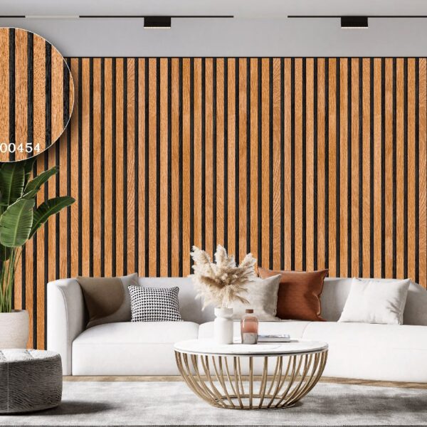 Silk premium Wallpaper For Wall Living Room PVC Coated Washable Wallpaper Bedroom Wallpaper Kacper Wallpaper wooden strap Brown wallpaper PATTERN NO - SL000454