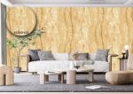 Silk premium Wallpaper For Wall Living Room PVC Coated Washable Wallpaper Bedroom Wallpaper Kacper Wallpaper Marble Goldern Colour Wallpaper PATTERN NO - SL000432
