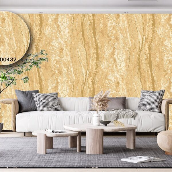 Silk premium Wallpaper For Wall Living Room PVC Coated Washable Wallpaper Bedroom Wallpaper Kacper Wallpaper Marble Goldern Colour Wallpaper PATTERN NO - SL000432