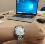 kacper Men Women's and Analog Watch For Gift Colour Silver Under Rupees 899 - Image 2