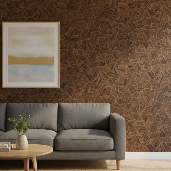 Wallpaper For Wall Living Room PVC Coated Washable Wallpaper Bedroom Wallpaper Kacper Wallpaper Golden and Brown Colour Under Rupees 350/-