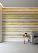 Wallpaper For Wall Living Room PVC Coated Washable Wallpaper Bedroom Wallpaper Kacper Wallpaper Golden Colour Under Rupees 350/-