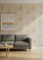 Wallpaper For Wall Living Room PVC Coated Washable Wallpaper Bedroom Wallpaper Kacper Wallpaper Golden Colour Under Rupees 350/-
