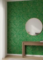 Wallpaper For Wall Living Room PVC Coated Washable Wallpaper Bedroom Wallpaper Kacper Wallpaper  Green Colour Under Rupees 350/-