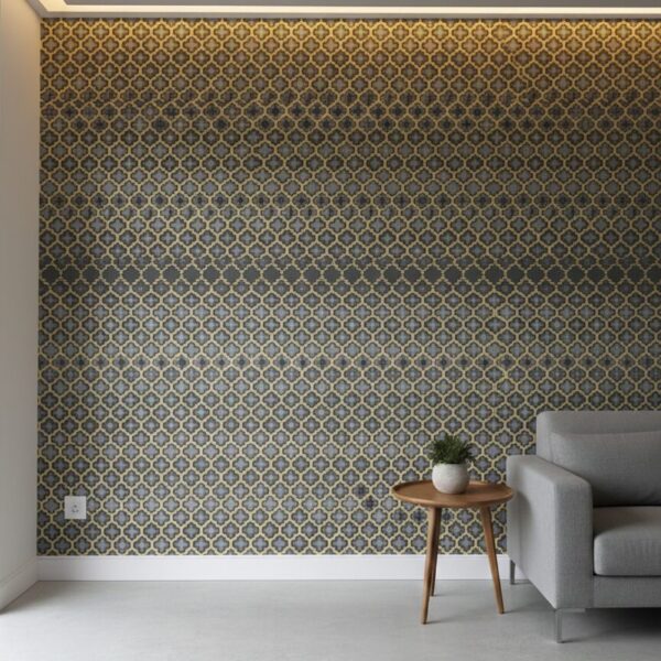 Wallpaper For Wall Living Room PVC Coated Washable Wallpaper Bedroom Wallpaper Kacper Wallpaper Grey Colour Under Rupees 350/-