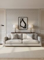 Wallpaper For Wall Living Room PVC Coated Washable Wallpaper Bedroom Wallpaper Kacper Wallpaper Grey Colour Under Rupees 350/-
