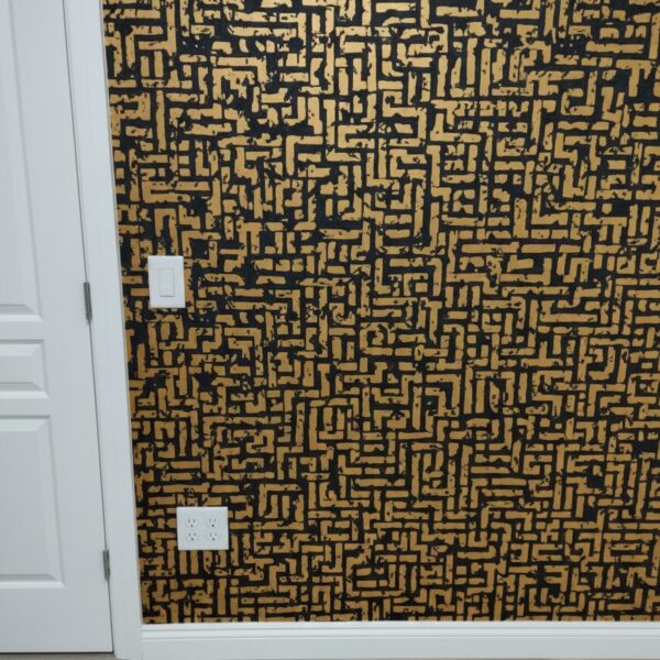 Wallpaper For Wall Living Room PVC Coated Washable Wallpaper Bedroom Wallpaper Kacper Wallpaper Black Colour Under Rupees 350/-