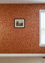 Wallpaper For Wall Living Room PVC Coated Washable Wallpaper Bedroom Wallpaper Kacper Wallpaper Red Colour Under Rupees 350/-