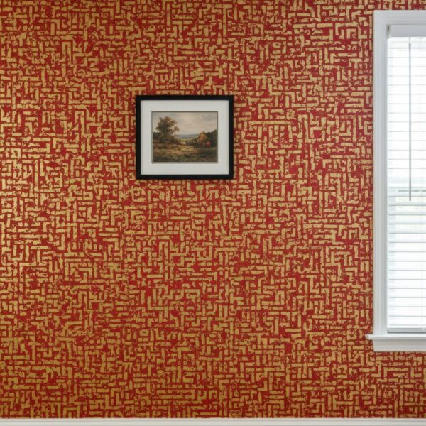 Wallpaper For Wall Living Room PVC Coated Washable Wallpaper Bedroom Wallpaper Kacper Wallpaper Red Colour Under Rupees 350/-
