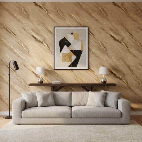 Wallpaper For Wall Living Room PVC Coated Washable Wallpaper Bedroom Wallpaper Kacper Wallpaper Brown Colour Under Rupees 350/-