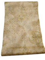 Wallpaper For Wall Living Room PVC Coated Washable Wallpaper Bedroom Wallpaper Kacper Wallpaper Golden Colour Under Rupees 350/- - Image 2