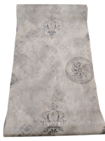 Wallpaper For Wall Living Room PVC Coated Washable Wallpaper Bedroom Wallpaper Kacper Wallpaper Grey Colour Under Rupees 350/- - Image 2