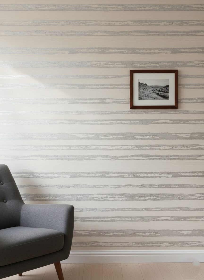 1 (44) Wallpaper For Wall Living Room PVC Coated Washable Wallpaper Bedroom Wallpaper Kacper Wallpaper Grey Colour Under Rupees 350/- - Image 1