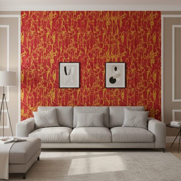 Wallpaper For Wall Living Room PVC Coated Washable Wallpaper Bedroom Wallpaper Kacper Wallpaper Red Colour Under Rupees 350/-