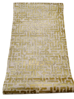 Wallpaper For Wall Living Room PVC Coated Washable Wallpaper Bedroom Wallpaper Kacper Wallpaper Golden Colour Under Rupees 350/- - Image 2